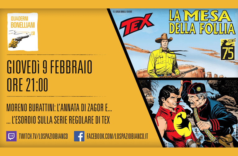 Burattini parla di Tex nei Quaderni Bonelliani