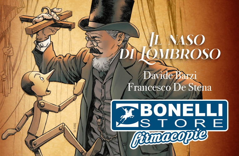 Il naso di Lombroso al Bonelli Store