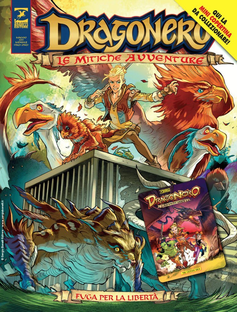 Fuga per la libertà – mini copertina Dragonero Adventures 1