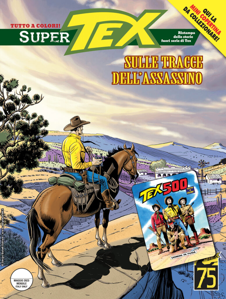 Sulle tracce dell’assassino – mini copertina Tex 500