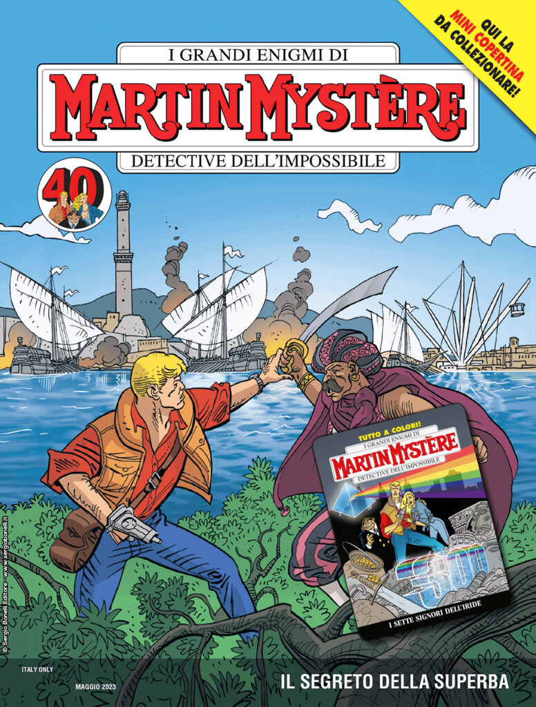 Il segreto della Superba – mini copertina Martin Mystère 300