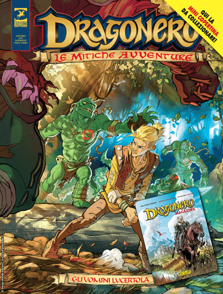 Gli uomini lucertola – mini copertina Dragonero Magazine 1
