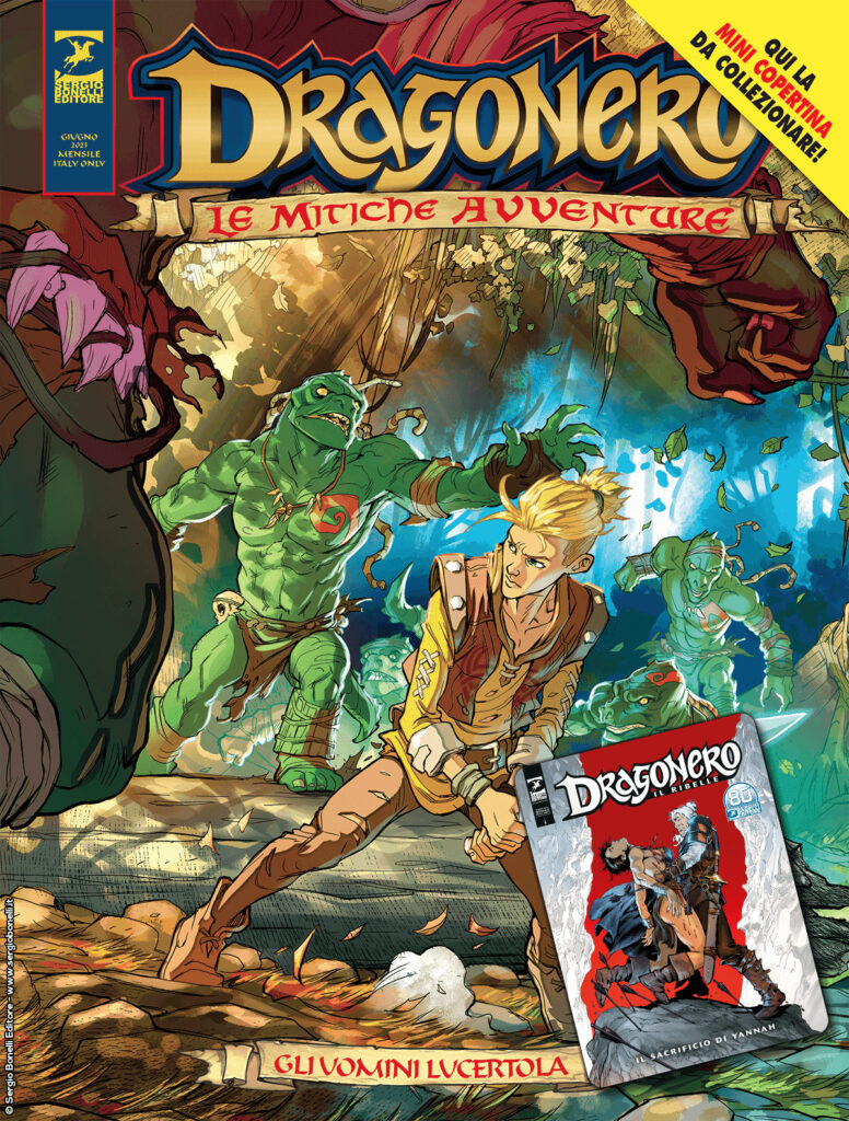 Gli uomini lucertola – mini copertina Dragonero Il Ribelle 17