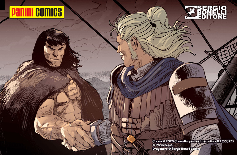 Conan e Dragonero: in autunno la miniserie-evento!