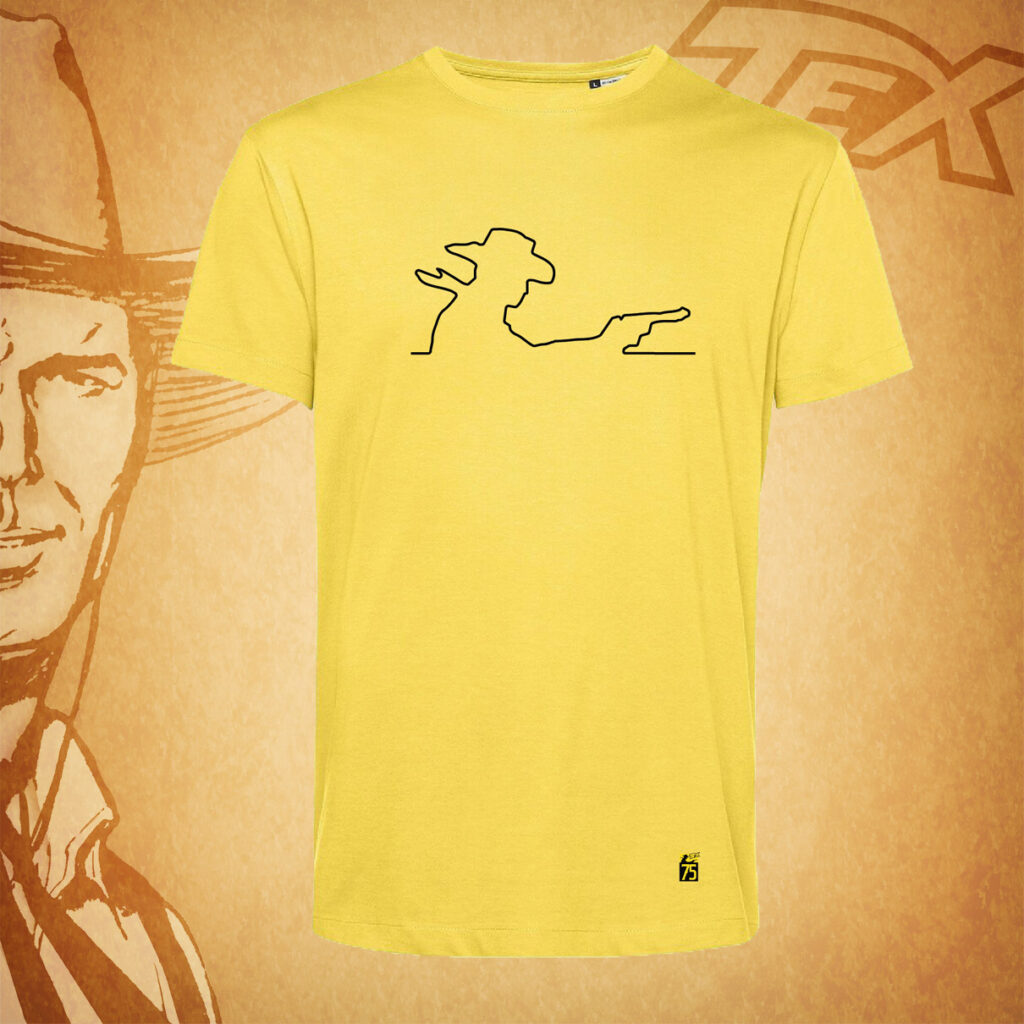 T-shirt Tex outline – Giallo