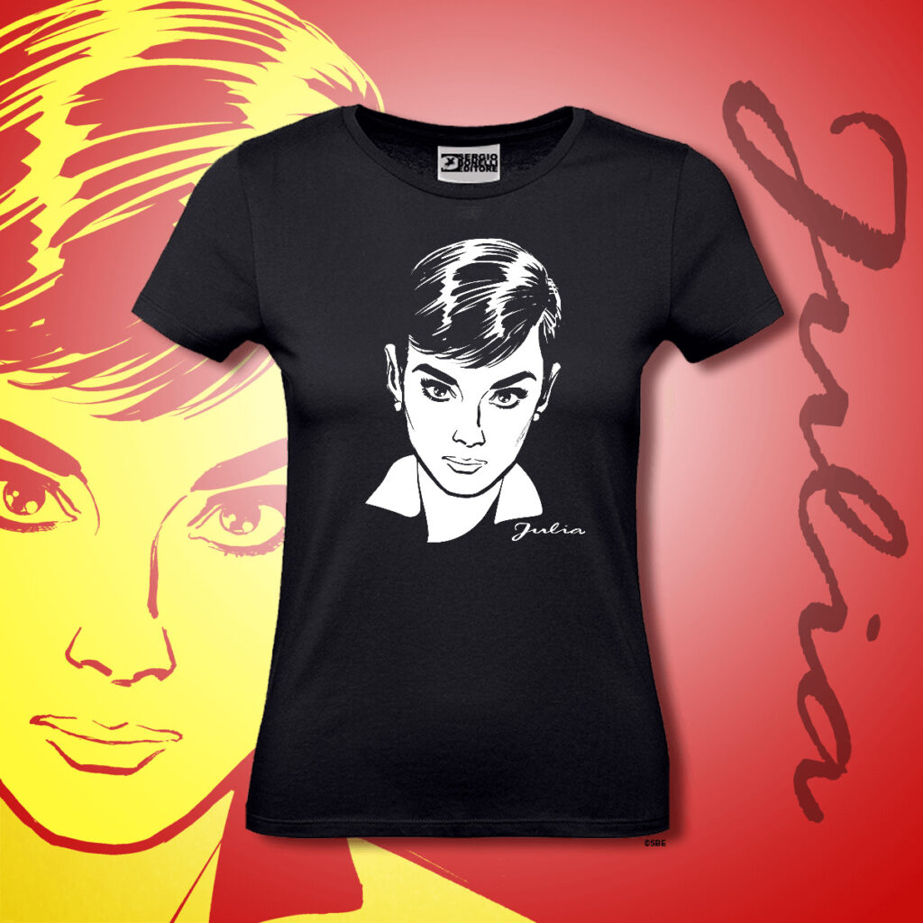 T-shirt Donna Julia – Nera