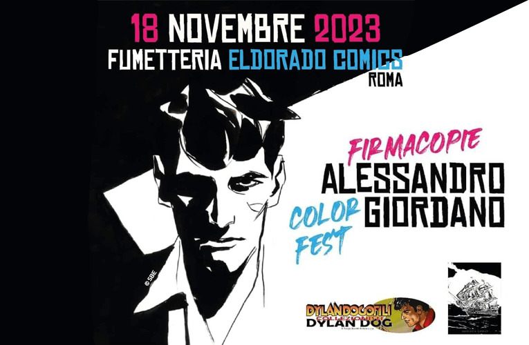 Un firmacopie per il Dylan Dog di Alessandro Giordano