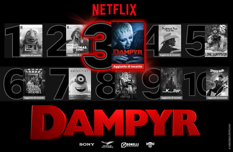 Grande debutto di Dampyr su Netflix USA!