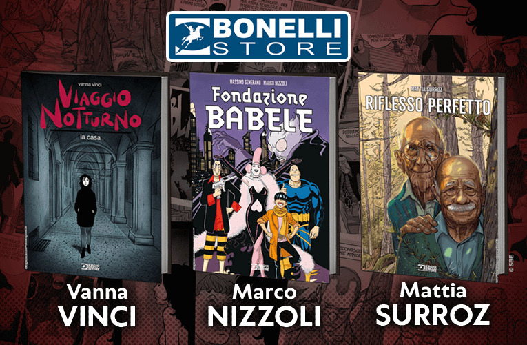 Tre autori al Bonelli Store