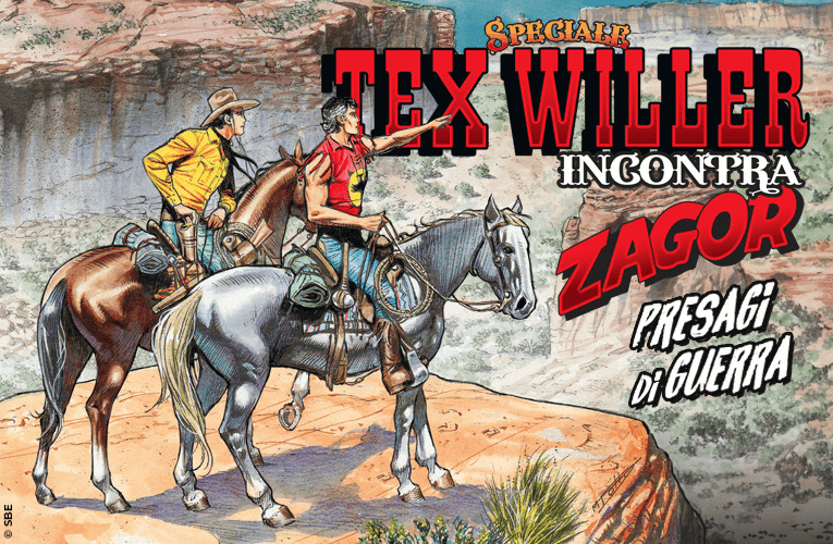 Tex e Zagor cavalcano insieme!