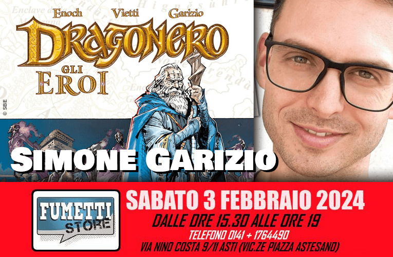 Simone Garizio al Fumetti Store
