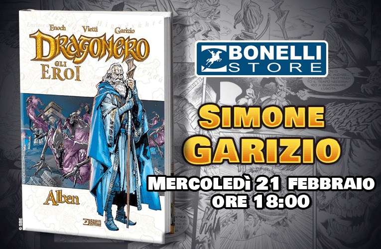 Simone Garizio al Bonelli Store