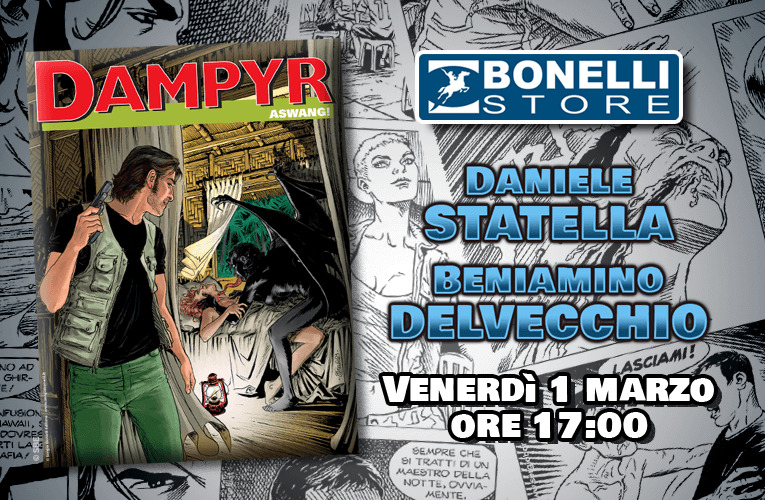 Statella e Delvecchio al Bonelli Store