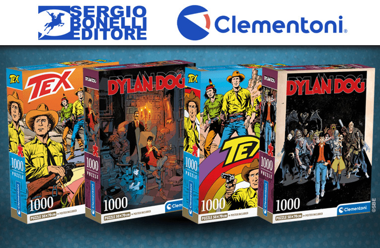 Quattro puzzle per Tex e Dylan Dog