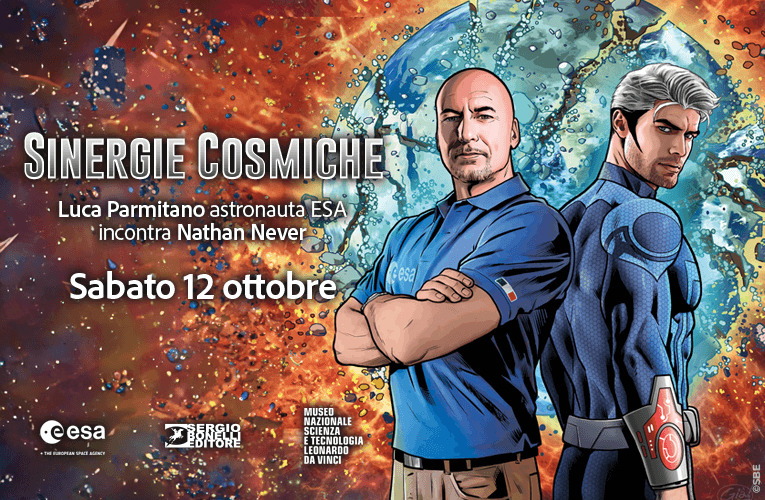 Luca Parmitano e Nathan Never a Milano!