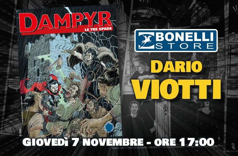 Il Dampyr di Viotti al Bonelli Store