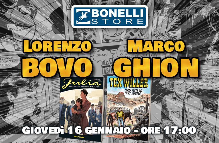Ghion e Bovo al Bonelli Store