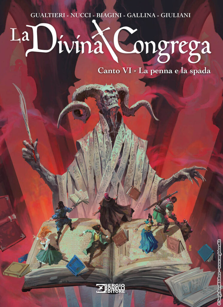 La Divina Congrega. Canto VI – La penna e la spada