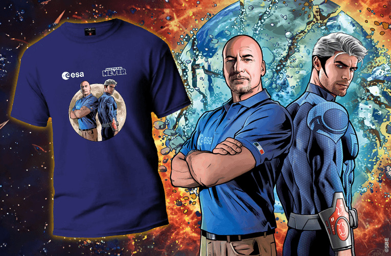 Le t-shirt di Parmitano e Nathan!