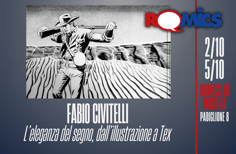 Fabio Civitelli in mostra a Romics