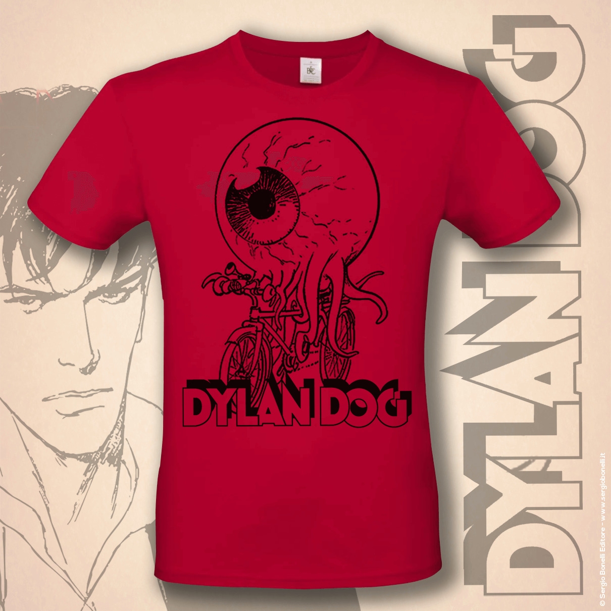 T-shirt Dylan Dog Golconda – Rosso