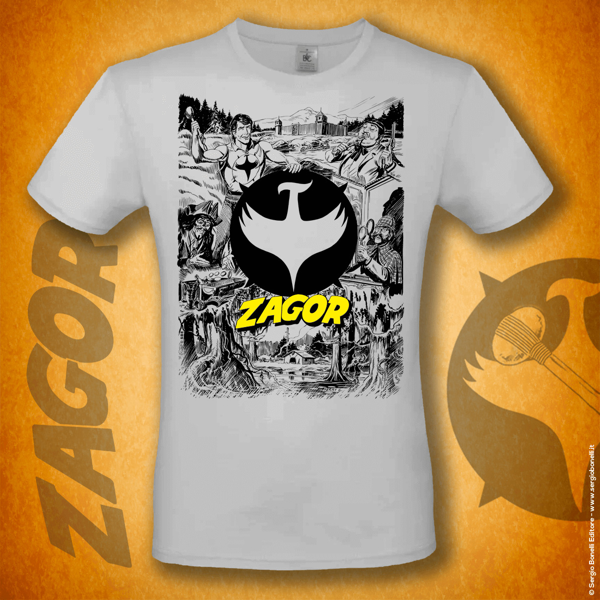 T-shirt Zagor – Frontespizio