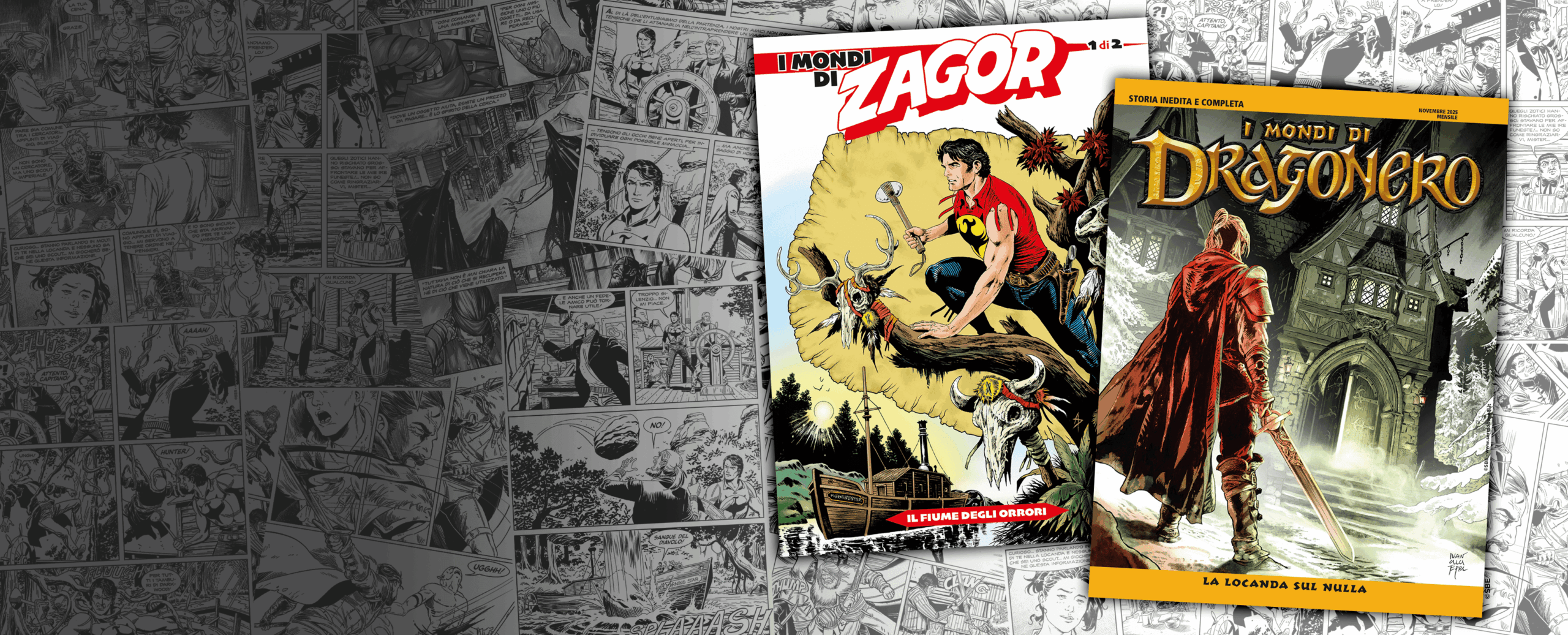 Scoprite i mondi di Zagor e Dragonero!
