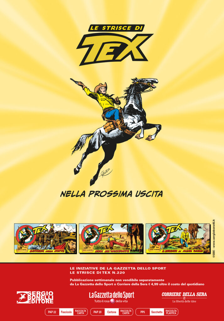 Tex Strisce 220_prossimamente