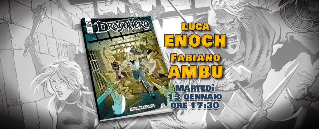 Luca Enoch e Fabiano Ambu al Bonelli Store