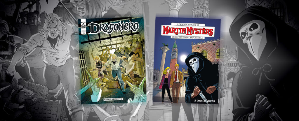 Slittano le uscite di gennaio per Dragonero e Martin Mystère